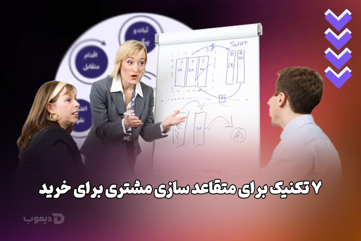 ۷ تکنیک برای متقاعدسازی مشتری برای خرید ۷ تکنیک برای متقاعدسازی مشتری برای خرید